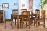 Gunnu Furniture Latest design of Sheesham Wood 6 Seater Wooden Dining Sets for Living Room and Home