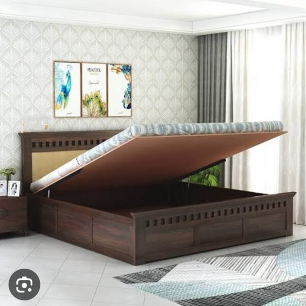 wooden bed