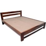Gunnu Furniture Sheesham Wood Wooden Cot Bed without Storage for Bed Room COD Facility Available - Image 5