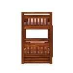 Gunnu Furniture Sheesham Wood Wooden Bunk Bed with Storage for Kids & adult - Image 3