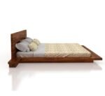 Gunnu Furniture Sheesham Wood Wooden Low Height Platform Bed with two Bedside tables - Image 5
