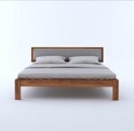 Sheesham Wood Wooden Cot Bed with Tufted Headboard without Storage for Bedroom, Living Room and Hotel - Image 5