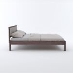 Sheesham Wood Wooden Cot Bed with Tufted Headboard without Storage for Bedroom, Living Room and Hotel - Image 7