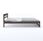 Sheesham Wood Wooden Cot Bed with 2 Horizontal Bar Headboard without Storage for Bedroom, Living Room and Hotel - Image 7