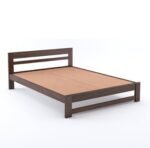 Sheesham Wood Wooden Cot Bed with 2 Horizontal Bar Headboard without Storage for Bedroom, Living Room and Hotel - Image 5