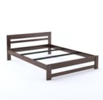 Sheesham Wood Wooden Cot Bed with 2 Horizontal Bar Headboard without Storage for Bedroom, Living Room and Hotel - Image 8