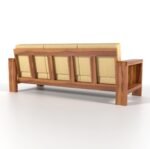 Sheesham Wood Wooden Sofa Set One, Two and Three (1, 2, 3 ) Seater For Home and Office - Image 13