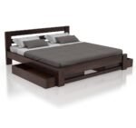 Gunnu Furniture Sheesham Wood Wooden Cot Bed with Two Drawers for Storage - Image 3