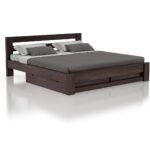 Gunnu Furniture Sheesham Wood Wooden Cot Bed with Two Drawers for Storage - Image 6