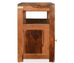 Sheesham Wood Wooden Natural Cane Bed Side Table - Image 6