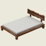 Gunnu Furniture Darwin Bed for Interior design (Rustic Furniture) - Image 5