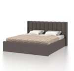Wooden Upholstered Bed with Tufted Headboard/Wooden Cot/Palaung For Bedroom - Image 6