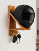 1pc Helmet Holder | Gunnu Helmet Holder- for Coats, Keys, Motorcycle Accessories Multipurpose Wall Mountable Hanger - Perfect for Helmets, Laptops, Handbags, Backpacks, and Umbrellas - Image 7