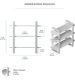 Sheesham Wood Wall Shelves for Living Room | Floating Wall Mounted Shelf for Home Décor, Books, Plants & Storage | Stylish & Durable Wall Rack (Natural Finished) - Image 9