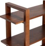 Sheesham Wood Wall Shelves for Living Room | Floating Wall Mounted Shelf for Home Décor, Books, Plants & Storage | Stylish & Durable Wall Rack (Natural Finished) - Image 5