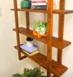 Sheesham Wood Wall Shelves for Living Room | Floating Wall Mounted Shelf for Home Décor, Books, Plants & Storage | Stylish & Durable Wall Rack (Natural Finished) - Image 8